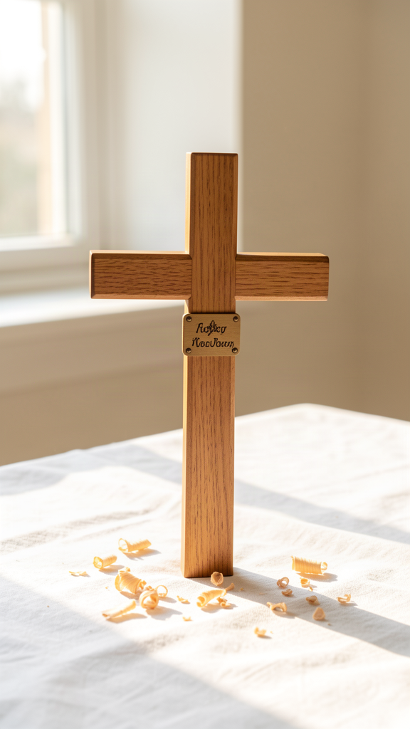 Carved Wooden Cross