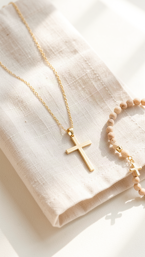 Cross pendant necklace