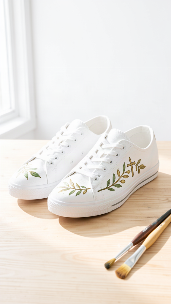 Hand-painted shoes